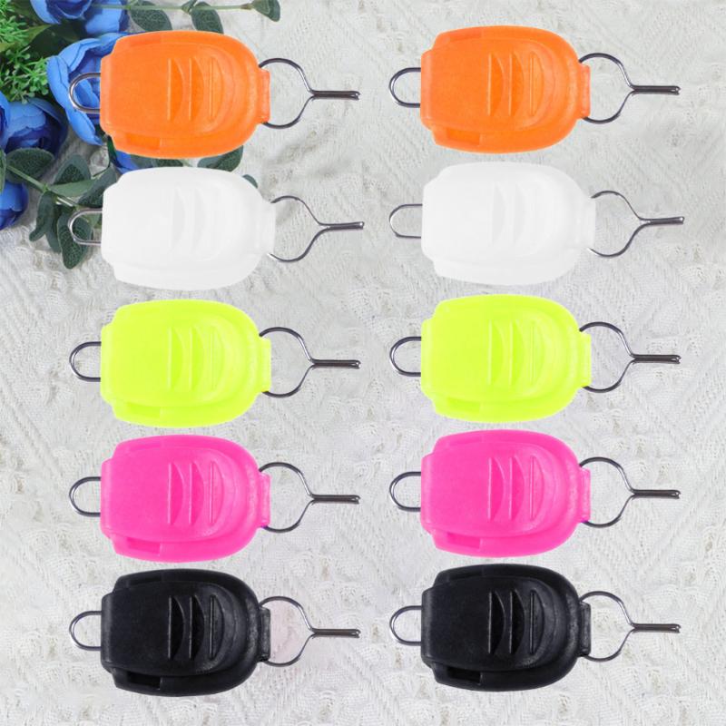 

Fishing Accessories 25pcs Luminous Wheel Stopper Thread Clip Lock Line Buckle Stopp