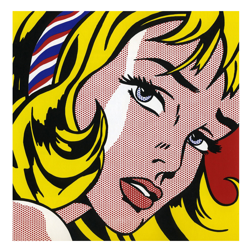 Roy Lichtenstein Pop Art Painting Poster Print Home Decor Framed Or Unframed Photopaper Material-image-700129134