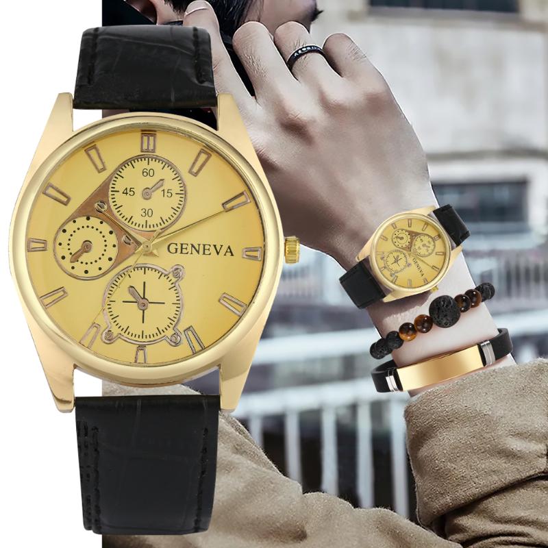 

Wristwatches Watch Gift Box Quartz Men Men's Bracelet Bracelets On Hand, Kwd0009