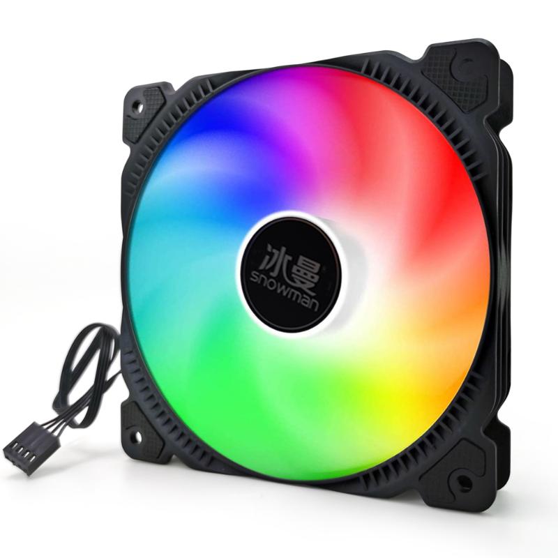 

Laptop Cooling Pads PWM 4 Pin 120mm Computer Case Fan Silent CPU PC Cooler Fans 12V DC Adjust Speed For Desktop Hub