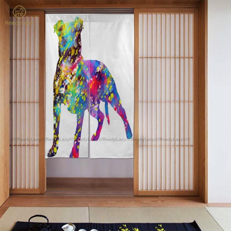 

Pit Bull Curtains Kitchen Partition Door Curtain Double Cute & Drapes