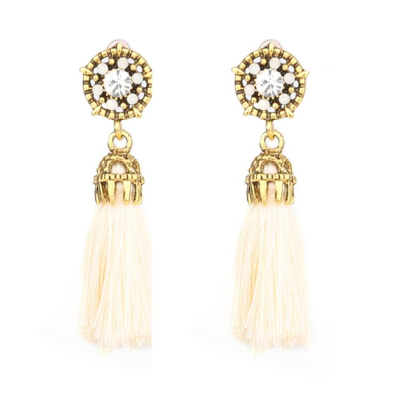 

Dangle & Chandelier Long Tassel Drop Earrings Ear Decoration All Match Simple Casual Fashion Accessories For Women Girls Gifts