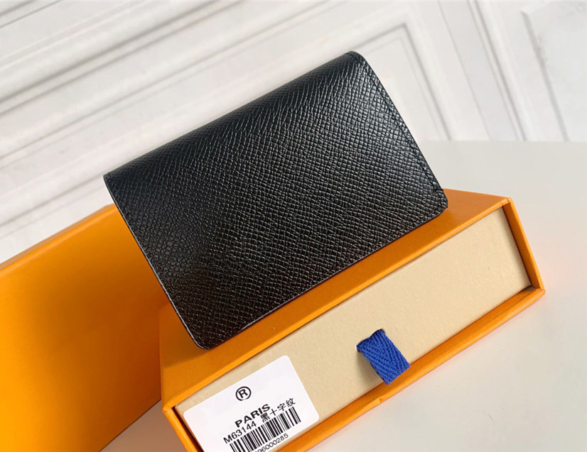 

2021 Fashion flowers designer wallets luxurys Mens Womens leather bags High Quality Classic Letters Key coin Purse Original Box Plaid card holder M63144A, Make up the difference