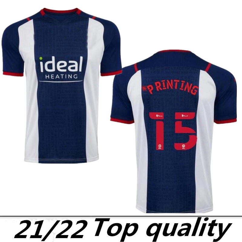 

21 22 West Soccer Jerseys LIVERMORE DIANG BRUNT Bromwich Albion home away 3RD 2021 2022 men and kids shirt football kit