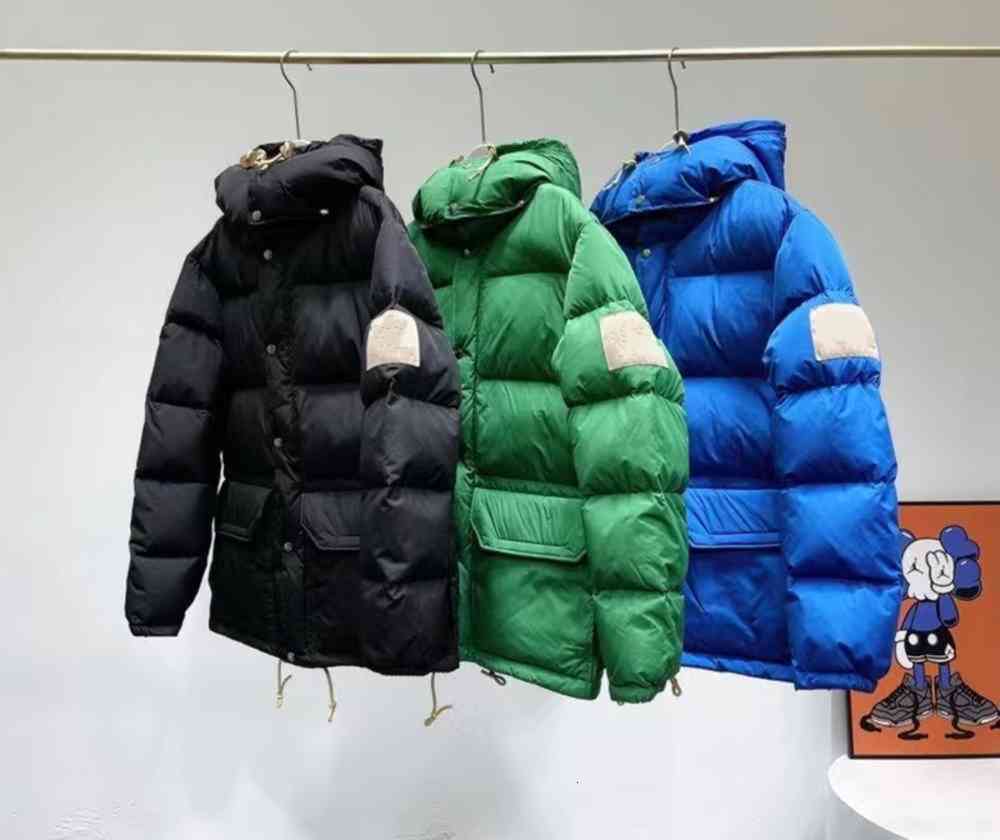 

Women Mens Down Parkas Winter Outerwear Casual Jacket Warm Hooded Unisex Coat Outwear Hip Hop Men Streetwear Size S-2XL JK2119, Black