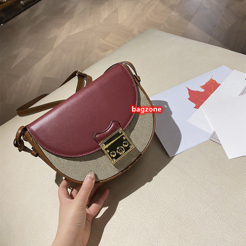 

Women Luxurys Designers Bags 2021 Saddle Bags Cross Body Bag Cowhide Handbag Purses Shoulder Bag