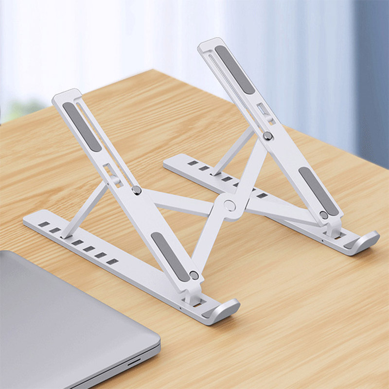 

Foldable Tablet Monitor Laptop Stand Support adjustable 7 levels bracket for Apple Ipad Macbook Gaming Monitors PC Plastic Holder