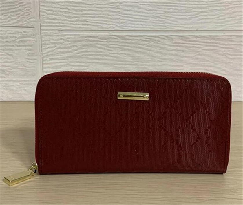 

2020 new Wholesale lady long wallet multicolor coin purse Card holder original women classic zipper pocke Clutch bag 251