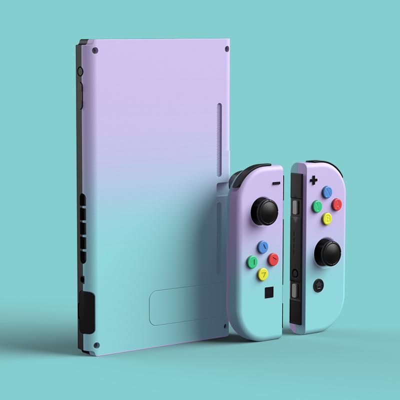 

Game Controllers & Joysticks Joycon Shell Gradient Color Protective Case Joy Con Controller Hard Housing Full Cover For Switch Conso