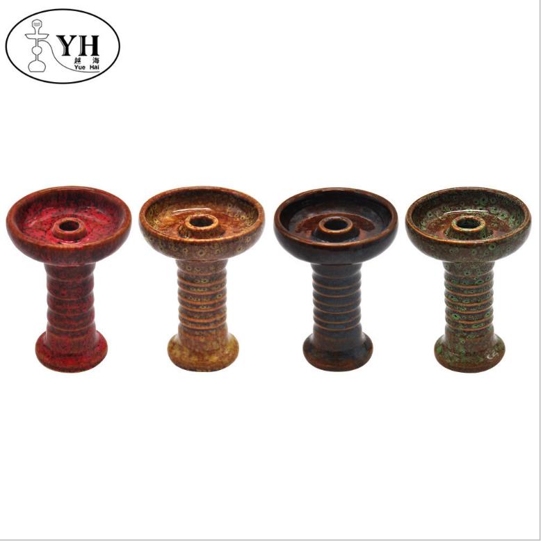 

Hookah accessories, single hole, black ceramic head, water smoke, smoke bowl, smoke pot.