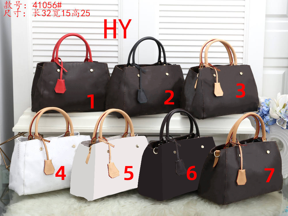 

brand Designers women handbags tote bag high quality Famous Classic bags Ladies Handbag Large Monograms Capacity pu leather Evening Shoulder bag 410ap56, Mix color