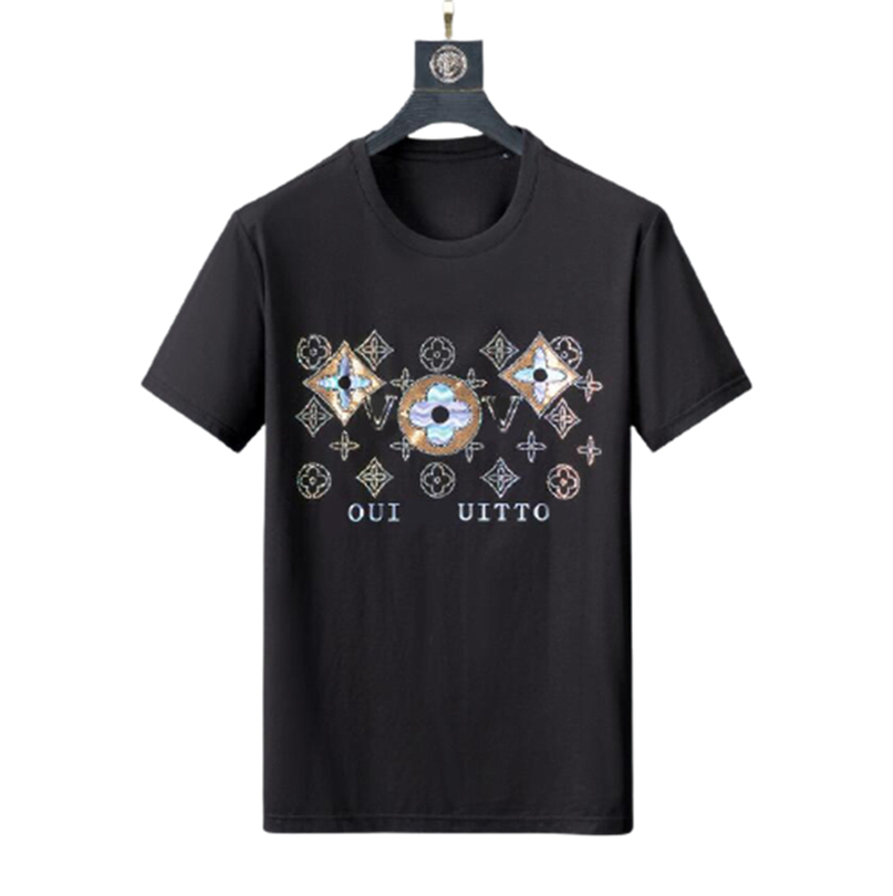 

PP88 Summer fashion Mens Womens Designers T Shirts For Men s Palms Tops Luxurys Letter Embroidery Tshirts Clothing Short Angels Sleeved Tshirt Asian Szie -XXXL@160, Black