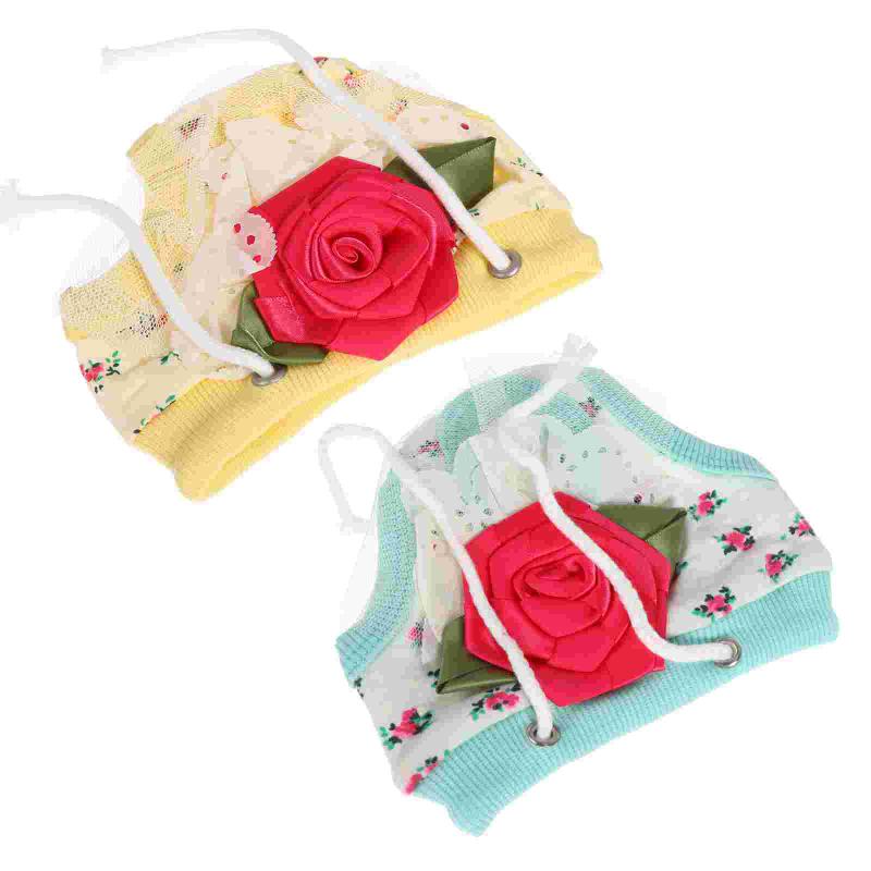 

Dog Apparel 2pcs Reusable Physiology Pants Washable Diaper Female Pet