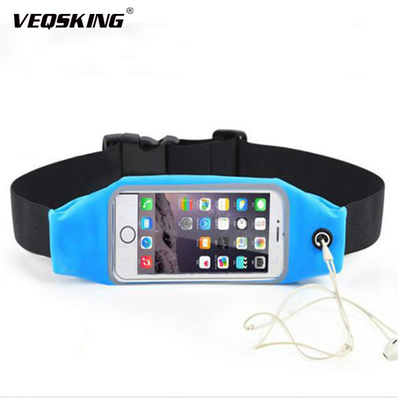 

5.5"Touch Screen Waterproof Running Waist Bag,Transparent Window Jogging Fitness Pouch,Unisex Mobile Phone Pack Sport Belt Bag Outdoor Bags