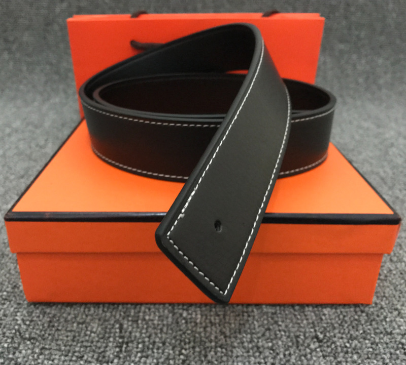 

men and women belts for golden Silver Hbuckle Belt With Fashion Big Letters Buckle Leather Top High Quality 7 colors 3.8cm gift packing, White