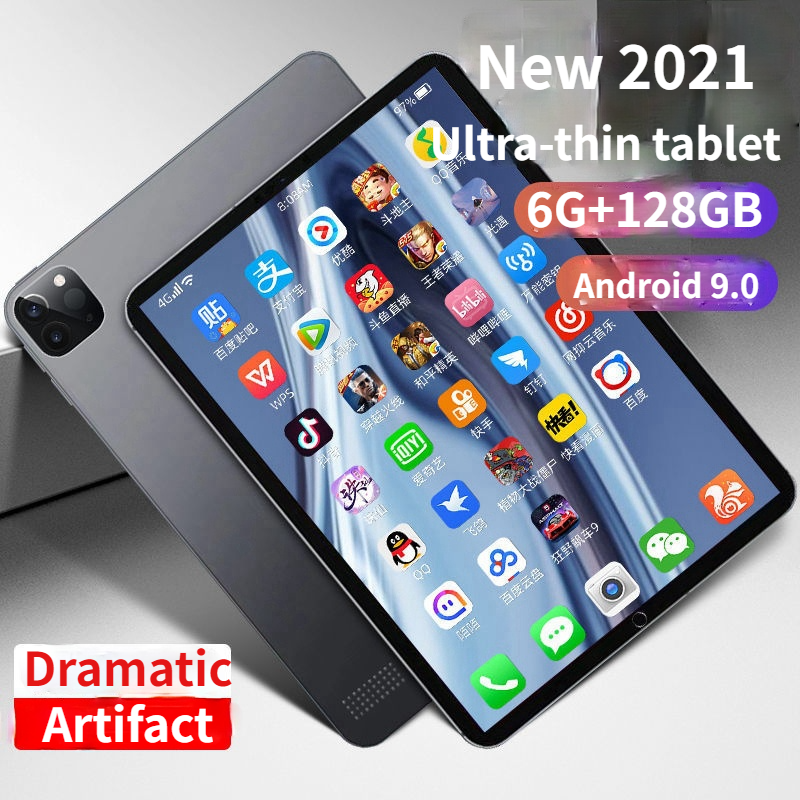 

2021 new android 9.0 tablet pc octa-core 10.1inch 6g+128gb 4g full netcom android game internet class android tablet