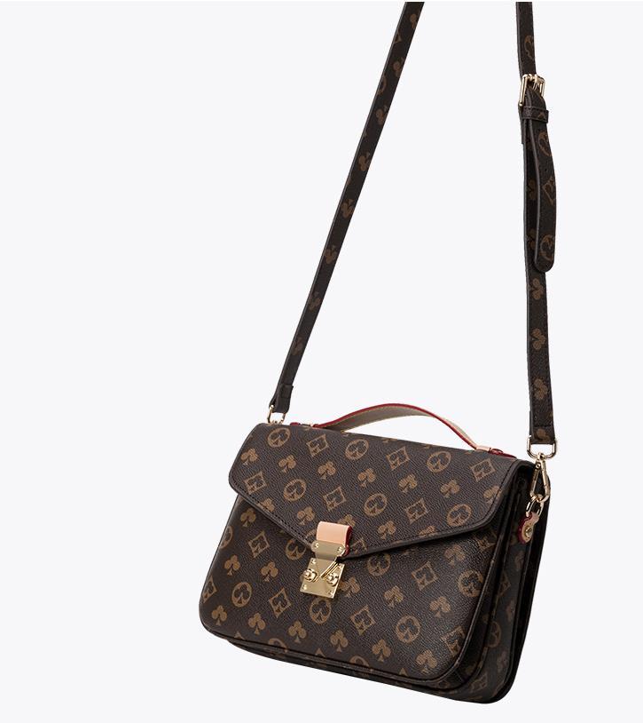 

2022NEW Top quality Evening Bags Women handbags purses bag genuine leather pochette Metis shoulder bags crossbody bao Serial code #188, Black
