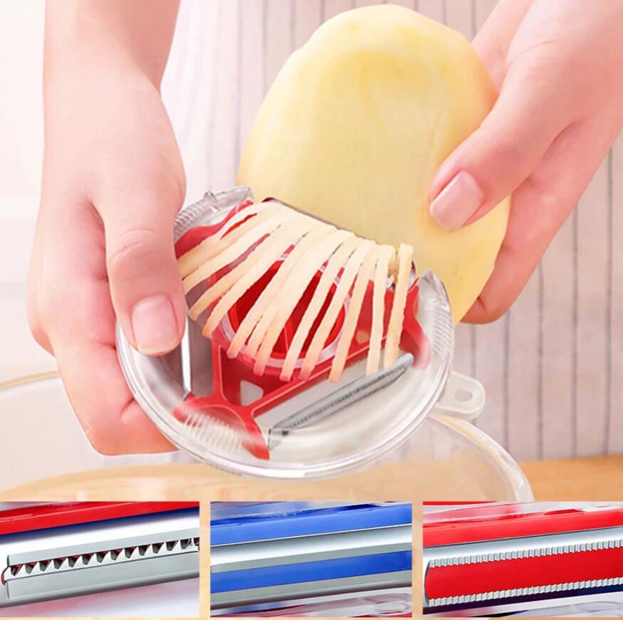 

Vegetable Peeler Potato Peelers for Kitchen 3 in 1 Multifunctional Veggie Fruit Stainless Steel Good Grips Swivel Apple Peeler