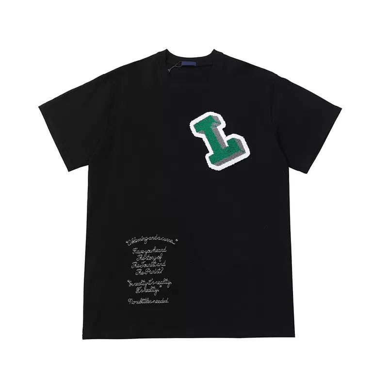 

2022 Mens Designer Fhionas T Shirts Summer Men Fashion Trendy Shirts Letter Print Casual Womens Round Neck Sale BB789, White;black