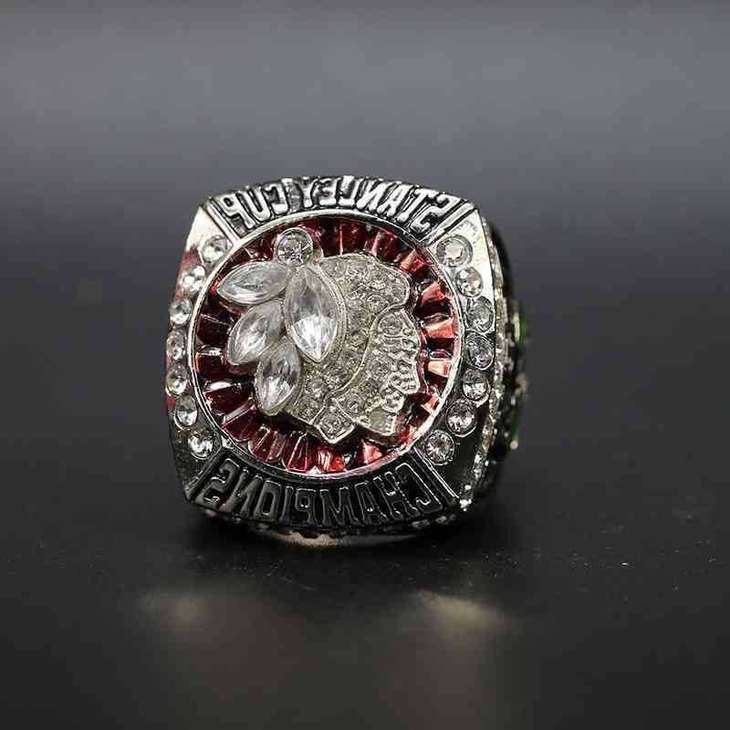 

NHL 2013 Chicago Black Hawks hockey championship ring, Silver