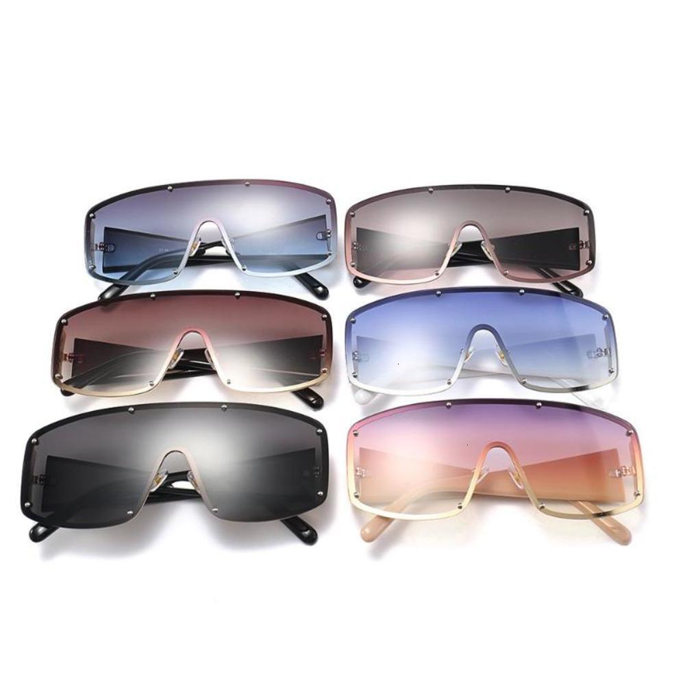 

sunglasses Trendy Women Square Large Sunglasses Shades Men Vintage Metal Half Frame Sun Glasses black gary FML