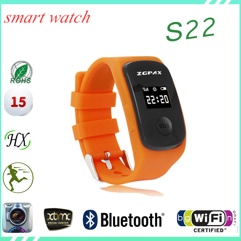 ZGPAX S22 Fashion Digital Mini GPS GSM Positioning Tracker Wristwatch PC/Mobile phone/SMS Tracking For Kids Children Smart Watch-image-714758813