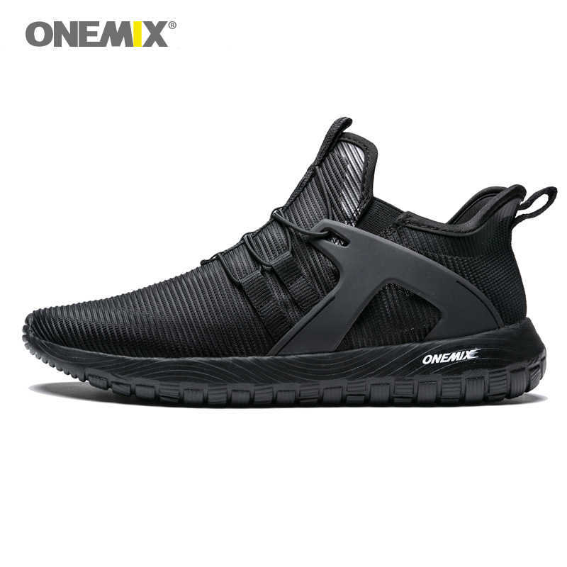 

Onemix Men Running Shoes for Women Loafers Black Mesh Air Breathable Designer Jogging Sneakers Outdoor Sport Walking Trainers Q0729