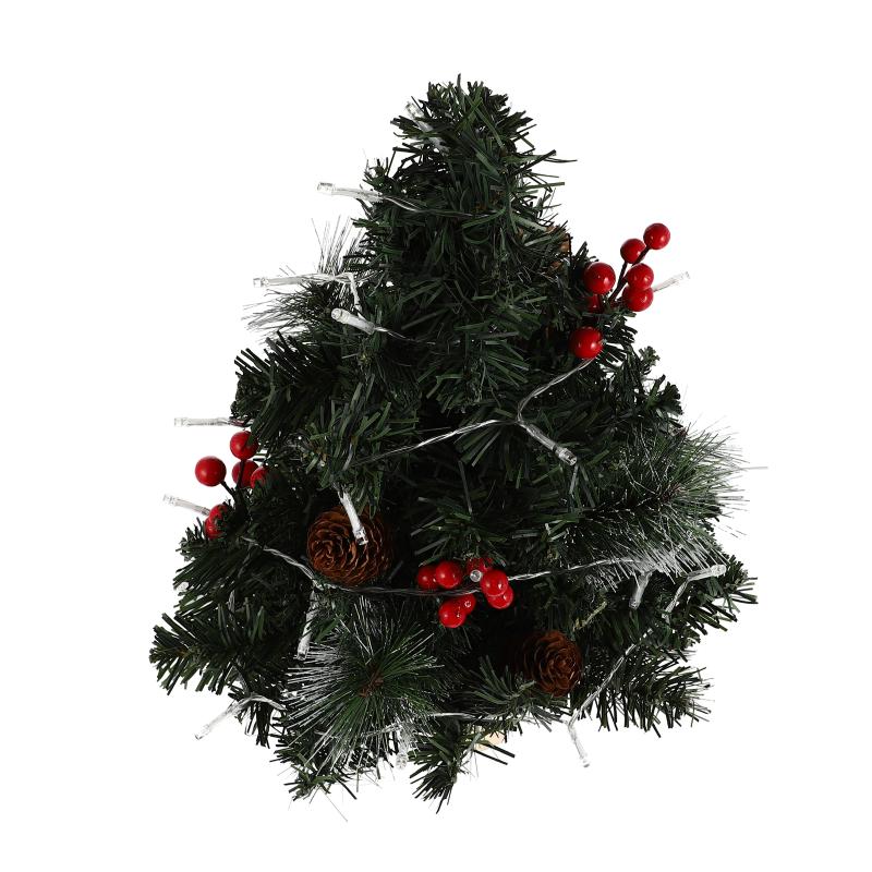 

Christmas Decorations 1pc Durable Mini Xmas Tree Ornament With Lamp Decoration