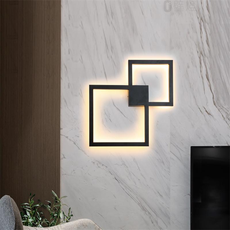 

Wall Lamp Minimalist Led Lamps Acrylic Interior Light Nordic Sconces Bedroom Living Room Decoration Stairs Fixtures
