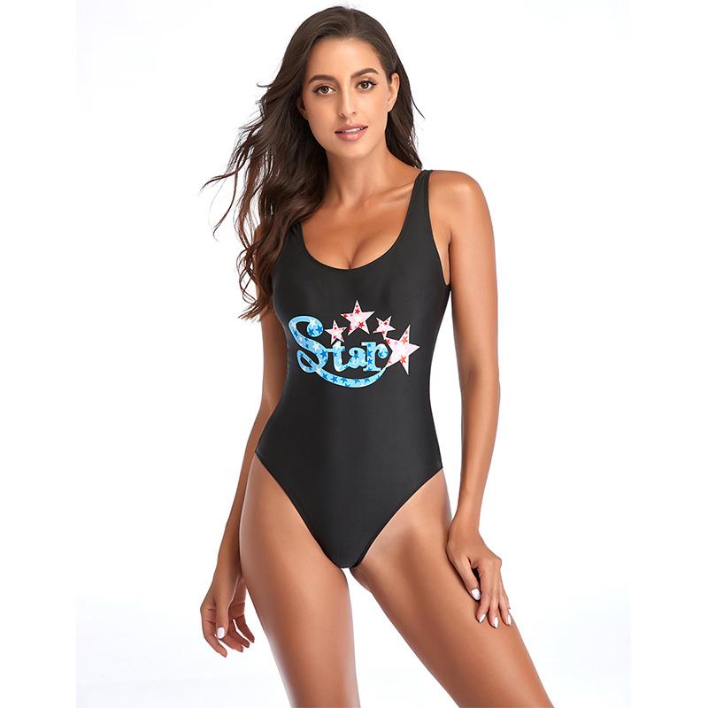 

Riseado Competition Swimwear Women 2021 One Piece Swimsuit Racer Back Sport Swimming Suits For Digital Print Bathing One-Piece