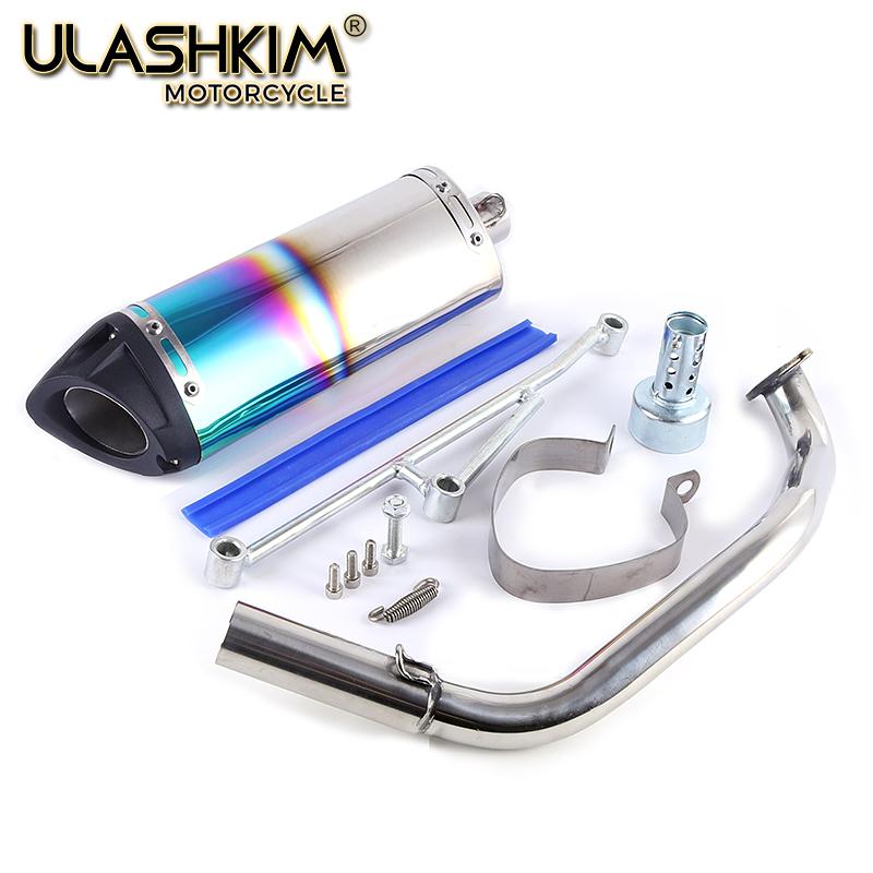 

Motorcycle Exhaust System Muffler GY6 125cc 150cc 152QMI 157QMJ Db Killers Escape Kymco 125 150 Modified Scooter Rapovic