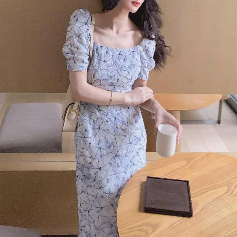 animal print high neck dress