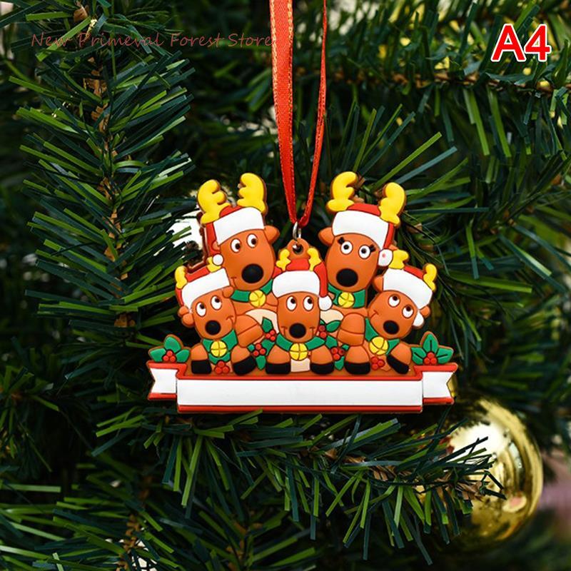 

Christmas Decorations Family Pendant Ornament DIY Decor Gift Personalised Xmas Tree Decoration Reindeer Hangin