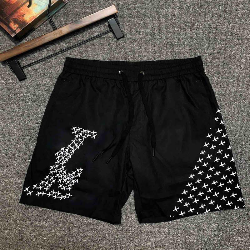 

21ss Men Summer Slim Shorts Gym Fitness Bodybuilding Running Male Short Pant Knee Length Breathable Mesh Sportswear designers beach pants
