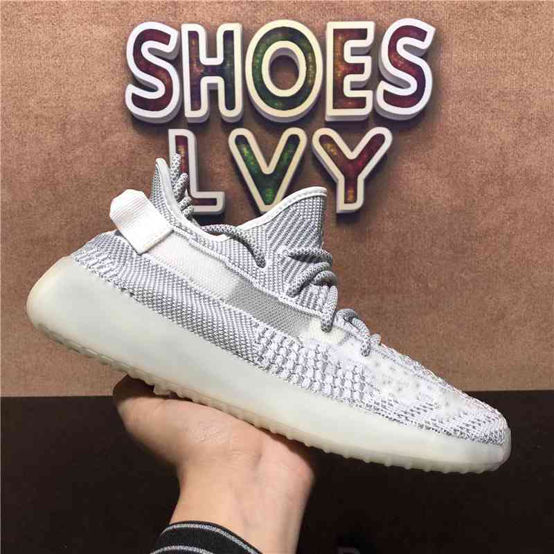 Top Quality Hommes Femmes Boost Chaussures de course Perle Pierre Queue Cinder Cinder 3M Statique Reflective Mesh respirant Mens Baskets Sneakers