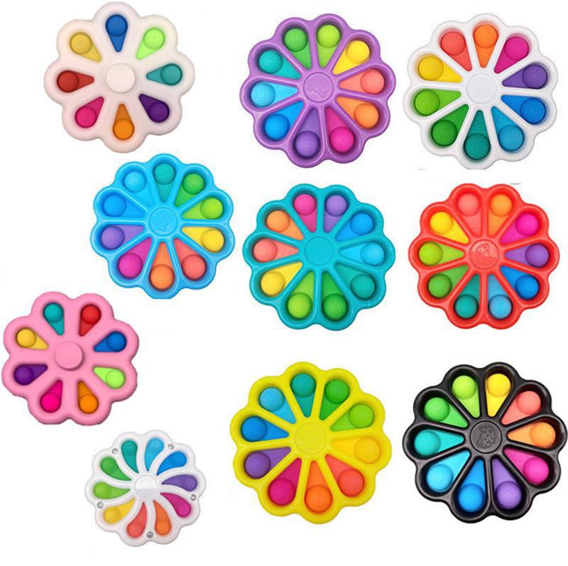 

Fidget Toys Finger Bubble Press Relief Fingertip Toy Stress Educational Kids Baby Gift Squeeze Sensor Decompression Toy