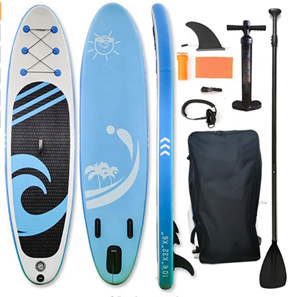 

Surfboards 320x82x15cm Inflatable surfboard sup board stand up ISUP for water surfing fishing yoga with accessories