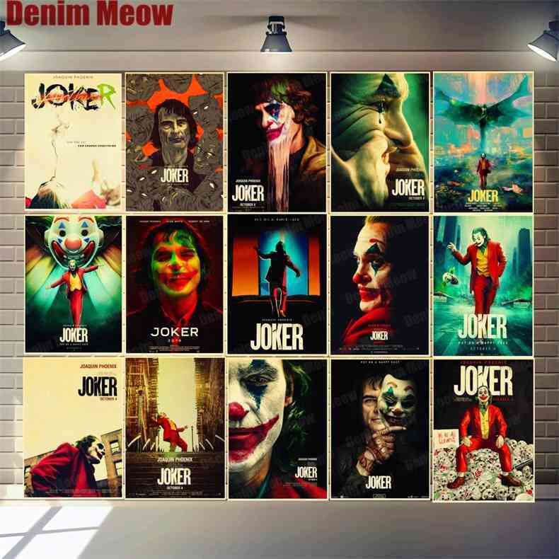 

JOKER Retro Plaque Joker Origin Movie Vintage Metal Tin Signs Bar Pub Cafe Home Decor Humorist Wall Art Sticker Film Poster N323