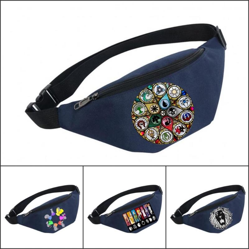 

Waist Bag Women Belt Waterproof Chest Handbag Unisex Fanny Pack Ladies Belly Bags For The Seven Deadly Sins