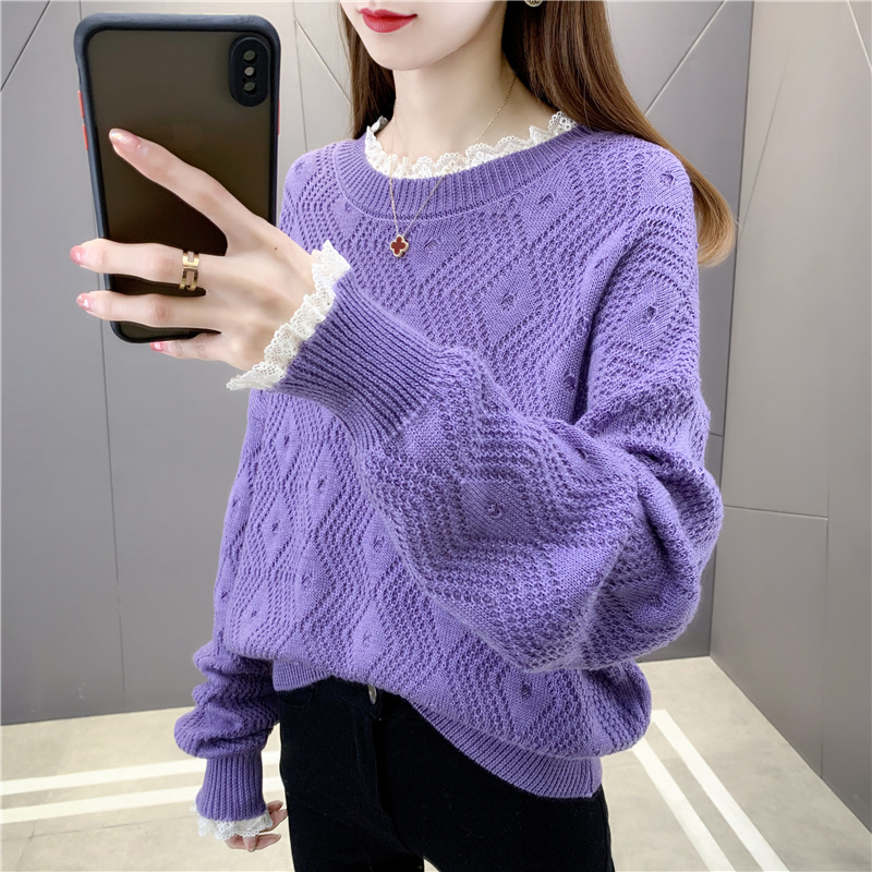 

women's sweaters sweater fashions hollow loop sweatshirt oversized woman s women's gp5u, White;black