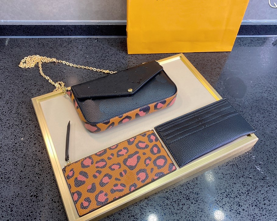 

luxurys Designers women Crossbody bag Evening Bags Messenger Leather Chain handbags Shoulder Phone Purse, Brown