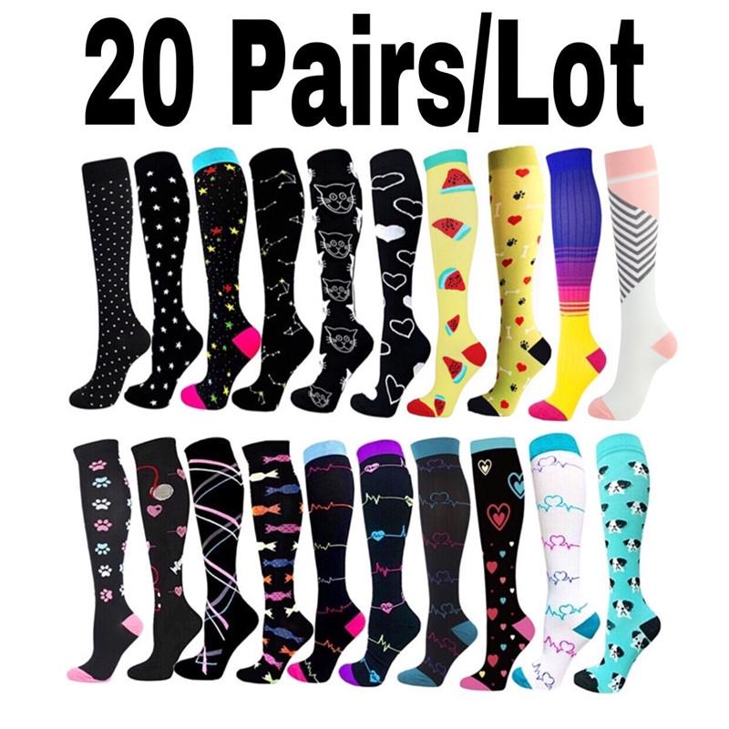

Compression Stockings Fit For Sports 20-30 Mmhg Prevent Varicose Veins Socks Men Women Knee Outdoor Hiking, Qmix020-1
