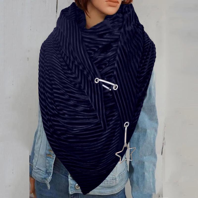 

scarves fashion women solid color scarf hijabs female lady retro multi-purpose shawl button femme wraps foulard bufand scarf#ru, Blue;gray