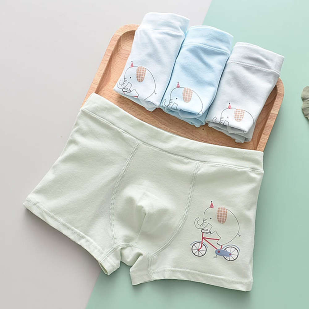 

4-Pack children's underwear all cotton boy's cartoon boxer baby shorts pure, Camo