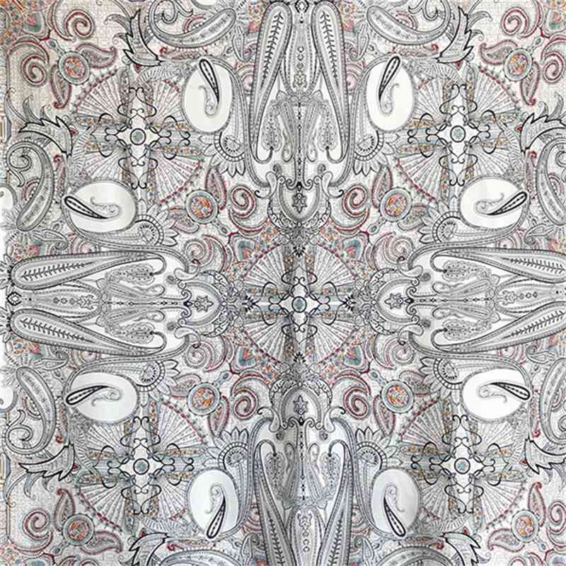

100% pure silk scarf 110cm Large Designer *Mulberry Silk Manual Rolled Scarf Foulard En Soie natural mulberry scarfs 100cm