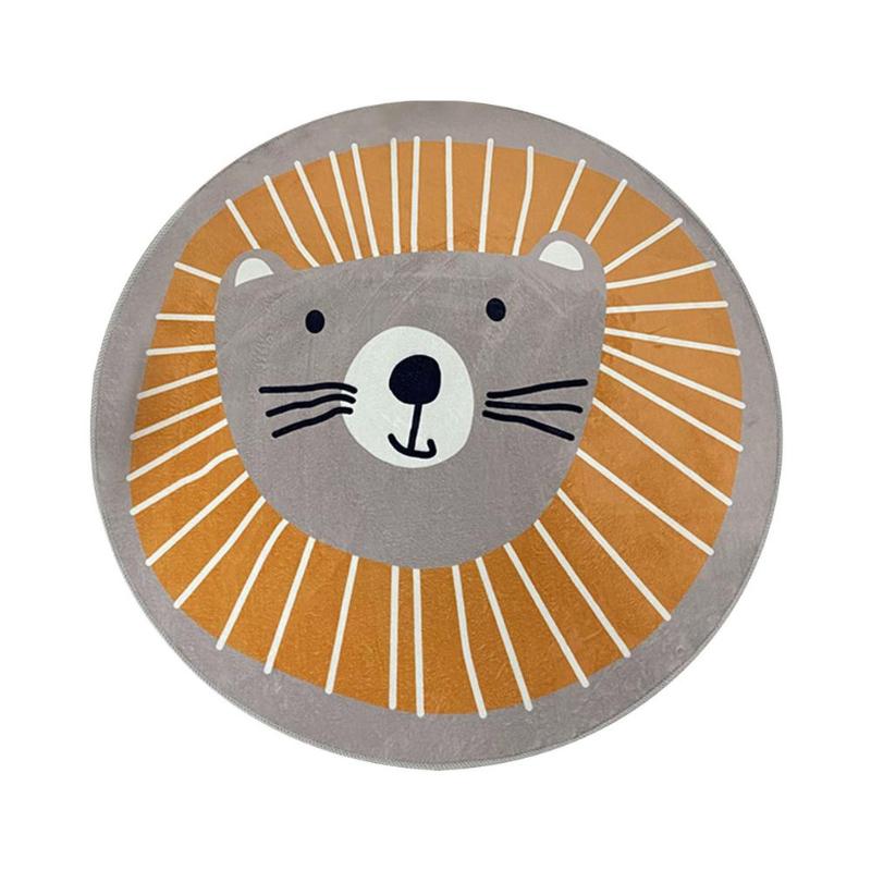 

Carpets Bedroom Baby Rugs Round Large Size Non-Slip Soft Crawling Mat Carpet For Nursery Room Infant Kids Toddl, As pic