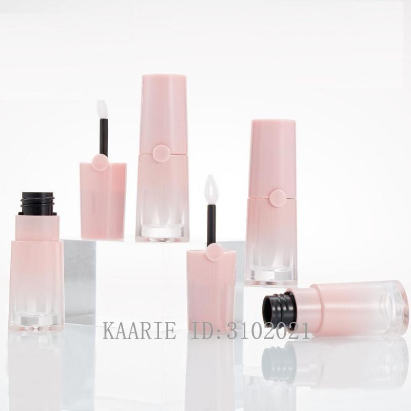 

10/30/50pcs Pink Lip Gloss Container Empty Beauty Makeup DIY Glaze Tube Cosmetics Refillable Bottle Shell Packaging Homemade Storage Bottles