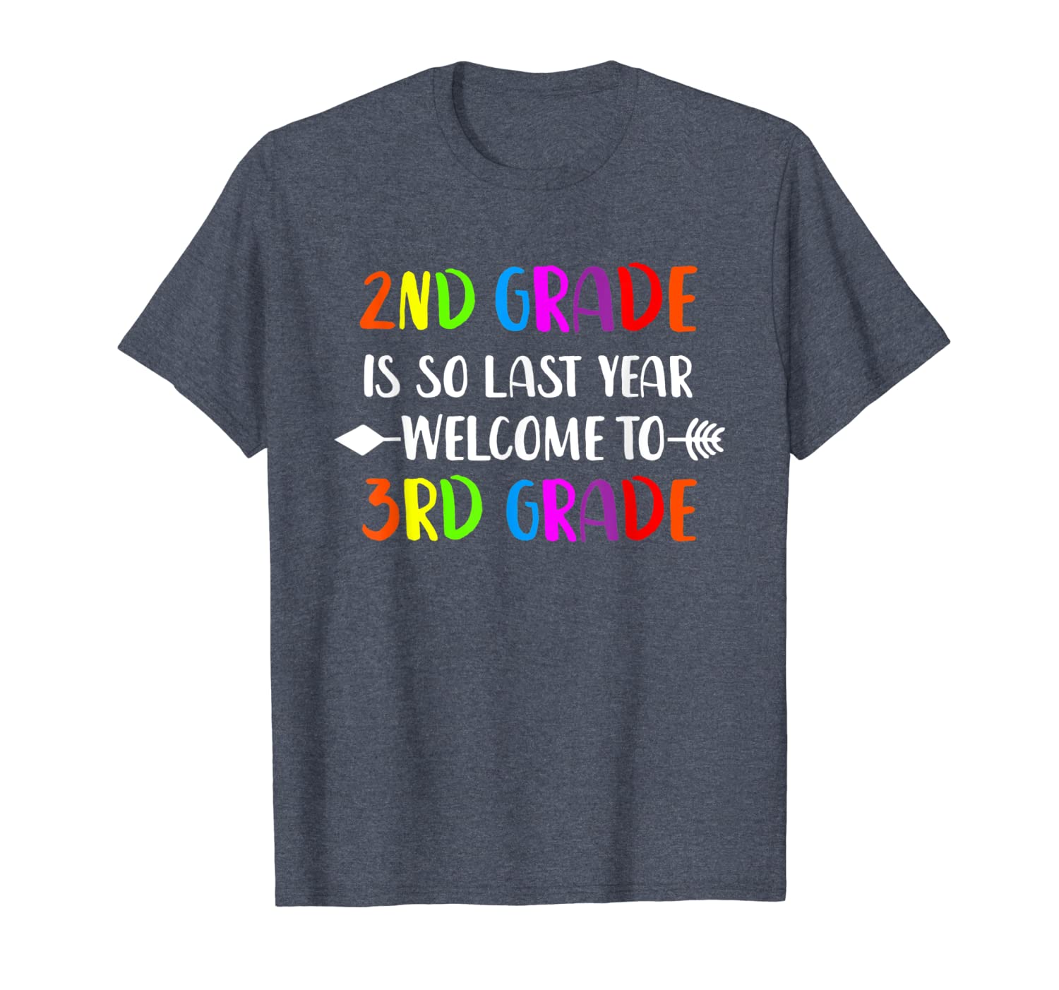 

2nd grade is so last year welcome to third grade tshirt, White;black