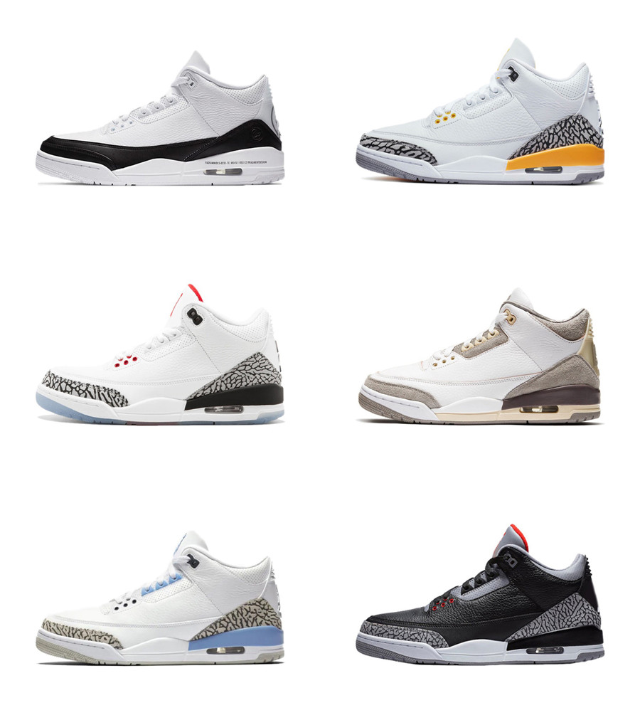 

2021 Authentic 3 A Ma Maniere Shoes Black Cement White Racer Blue Fragment 3s UNC Midnight Navy Hall Of Fame Laser Orange Tinker Men Outdoor Sports Sneakers US7-13, Customize