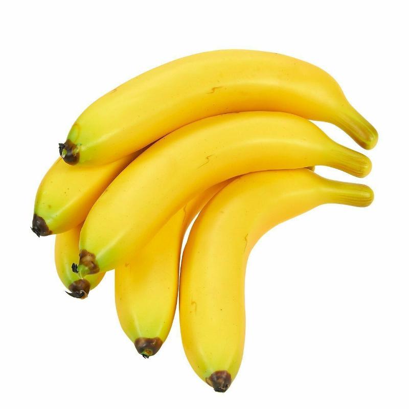 

Party Decoration 6pcs Artificial Banana Decorative Berry Simulated Simulation Fruit Home Prop Fake Family Kitchen Wedding Decor